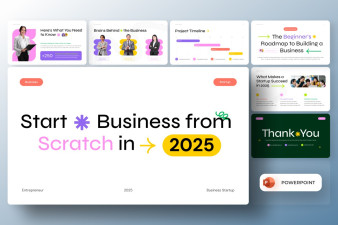 Animated Business Startup Presentation PowerPoint